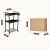 Floor-standing Power Tool Organizer Cart Iron Movable Hand Electric Drill Screwdriver Storage Holder