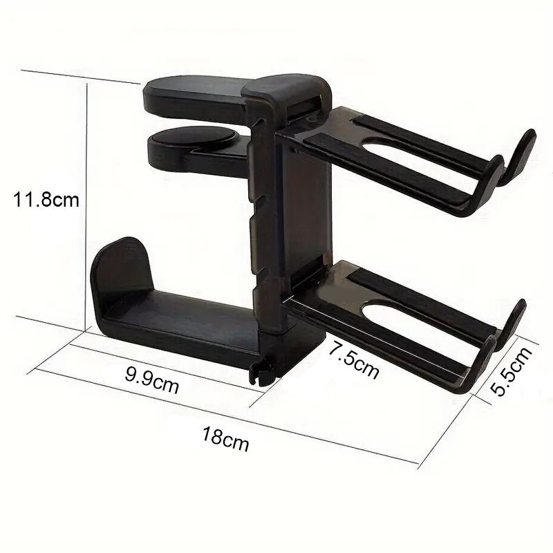 Headphone Hanger Under Desk Headset Stand Rotatable Headphone Hook Mount Game Controllers Hook