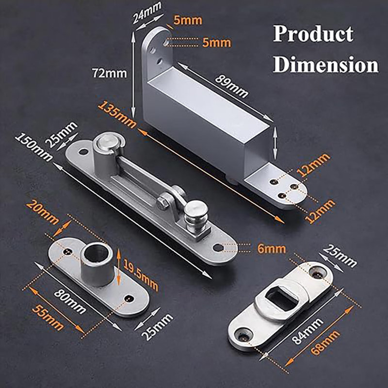 Hidden Door Hinges Self Closing Door Pivot Hinges Stainless Steel Hinges