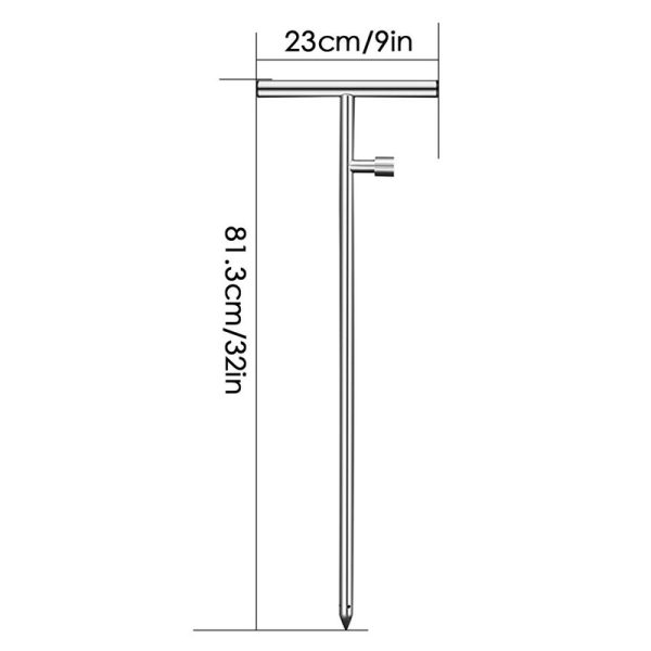 Long Reach Root Watering Tool Deep Root Feeder with Fertilizer Dispenser Irrigation System for Trees and Plants