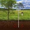 Long Reach Root Watering Tool Deep Root Feeder with Fertilizer Dispenser Irrigation System for Trees and Plants