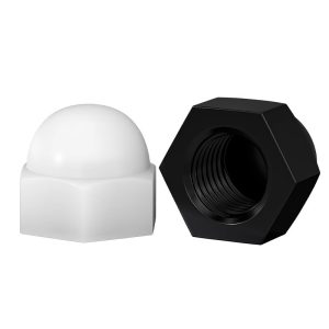 10pcs M3-M20 Plastic Nut Cover Caps Nylon Hex Dome Nuts Covers