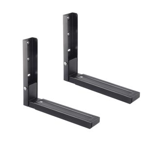 2pcs Foldable Microwave Wall Brackets Mounting Holder with Extendable Arms