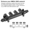 NMEA 2000 Multiport Tee Connector 4-Port T-Connector for Lowrance Garmin Simrad 010-11078-01