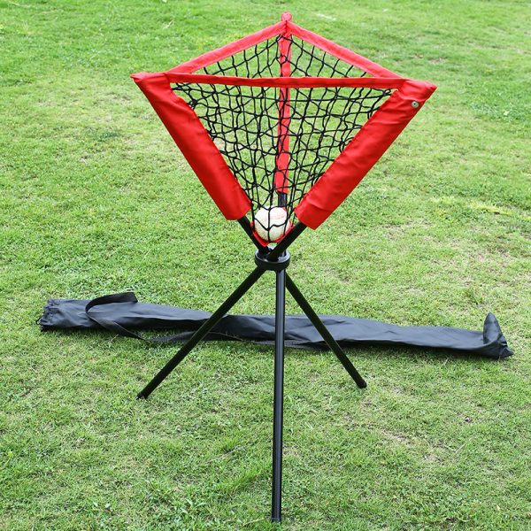 Portable Tennis Balls Picker Tripod with Carry Bag Foldable Ball Gathering Rack