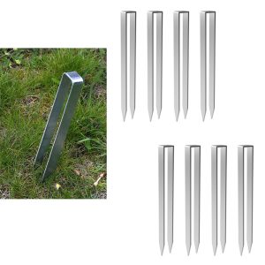 Rose Arch Ground Anchor Pegs U-Shaped Stainless Steel Ground Anchors