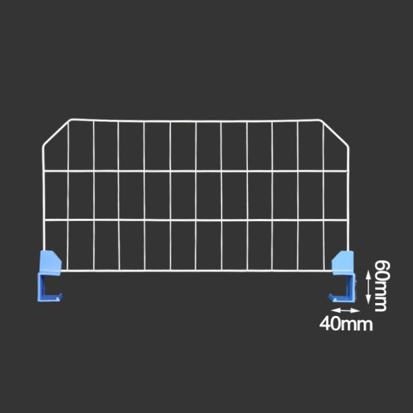 Shelves Isolation Net Shelf Divider Easy to Classification for Warehouse Supermarket