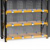 Shelves Isolation Net Shelf Divider Easy to Classification for Warehouse Supermarket