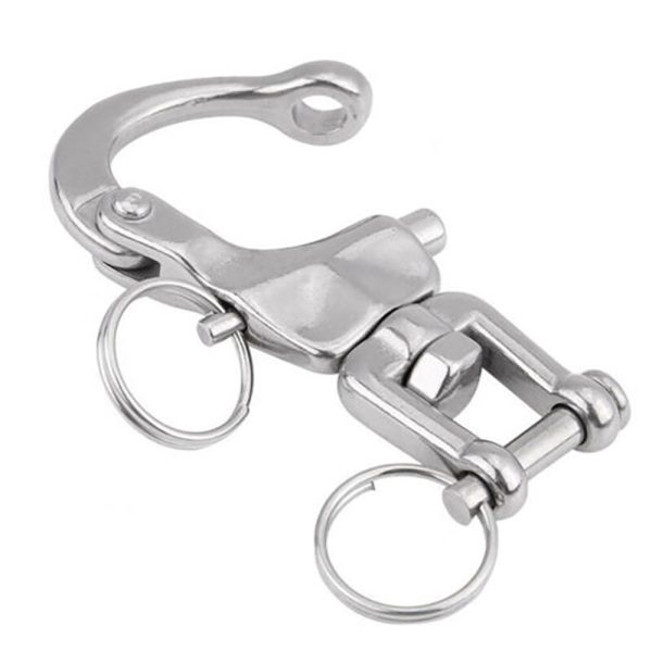 Stainless Steel Snap Shackles Swivel Eye Snap for Boat Spinnaker Halyard