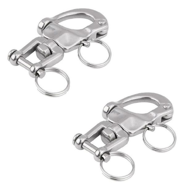 Stainless Steel Snap Shackles Swivel Eye Snap for Boat Spinnaker Halyard