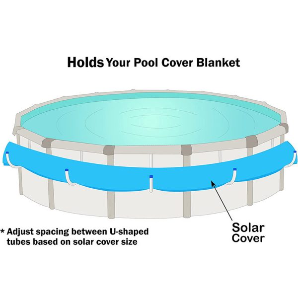 Swimming Pool Cover Holder U Shaped Support Solar Cover Hook Above Ground