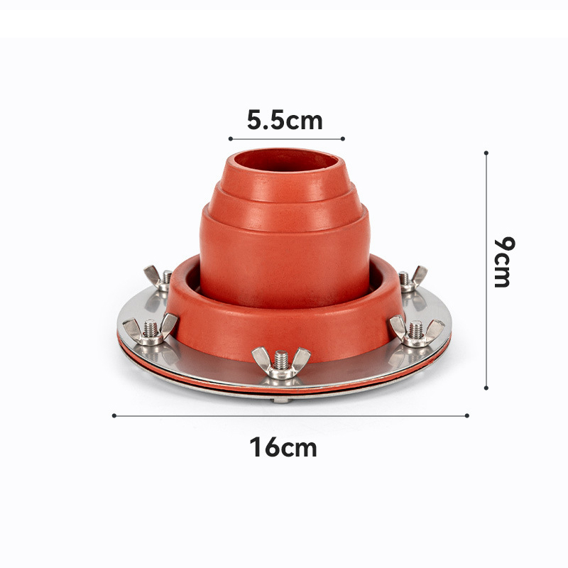 Tent Flue Flashing Kit for Bell Tent Or Yurt Heat Resistant Chimney Cover for Frontier Stove