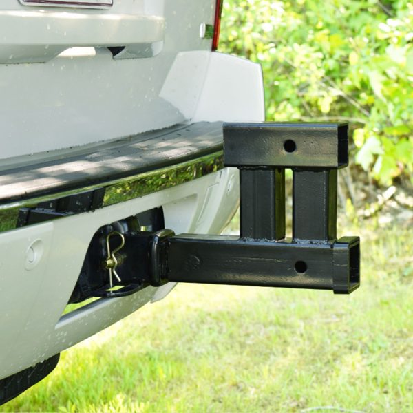 Trailer Dual Hitch Receiver Hitch Dual Tow Hitch Extension Adapter 4000 lbs Capacity