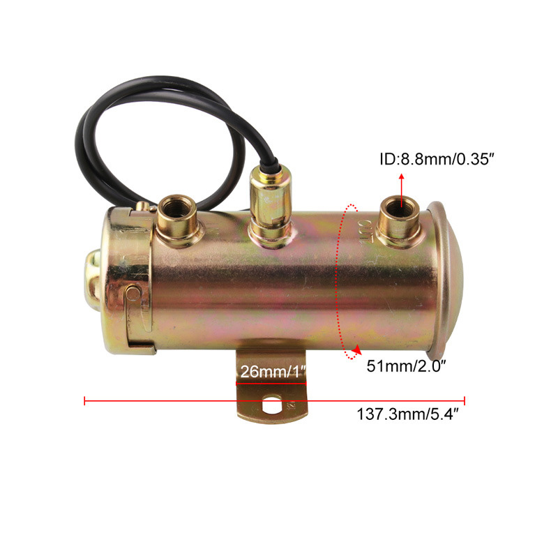 Car Modification 12V Universal Electric Fuel Transfer Pump Electronic Diesel Pumps