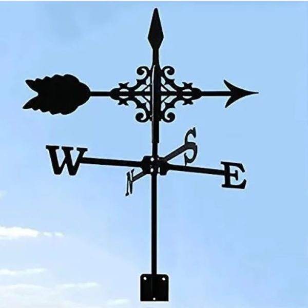 Weathervane Rooster Witch Eagle Garden Roof Mount Outdoor Wind Vane Gauge Decor