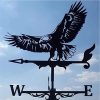 Weathervane Rooster Witch Eagle Garden Roof Mount Outdoor Wind Vane Gauge Decor