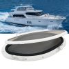 Yacht Marine Oval Opening Porthole 470x208mm Inward Opening Portlight with Window Screen Net