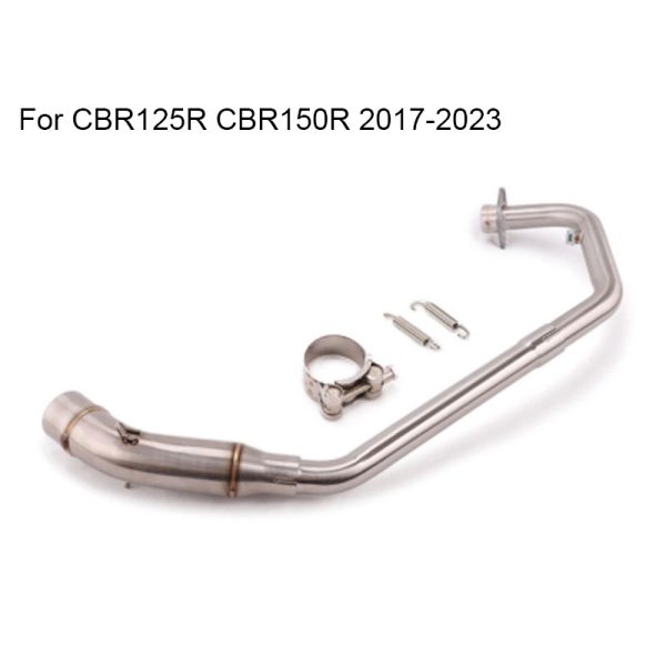 2010-2023 Honda CBR150R CBR125 Exhaust Front Pipe Slip On Exhaust Modified Front Mid Link Tube Connect