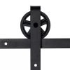 2pcs 120mm Sliding Barn Door Rollers Door Pulley Wheels Hanging Rail Roller