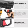 48V Cordless High Pressure Washer Portable Water Spray Gun Car Cleaner 2 Battery