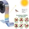 4pcs 100m Bird Repellent Tape Two-Side Reflective Farm Visual Flash Anti-Bird Tape