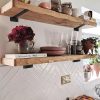 4pcs Floating Shelf Bracket Heavy Duty Metal DIY Wall Shelf Support Brackets