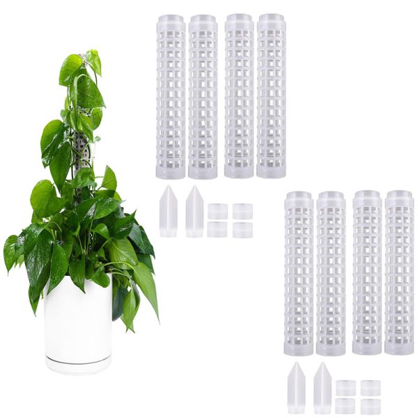 4pcs Stackable Moss Grow Poles Indoor Outdoor Vertical Climbing Plant Supports