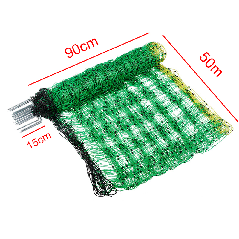 50m x 90cm Sheep Electric Fence Netting Sheep Goat Calf Containment Farming