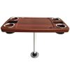 68-77cm Caravan Table Leg with Stable Base Ring Aluminium Alloy Campervan Table Leg for Boat RV Motorhome Yacht