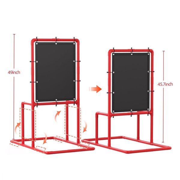 Baseball Strike Zone Target for Plastic Balls Portable Baseball Pitching Training with Practice Frame