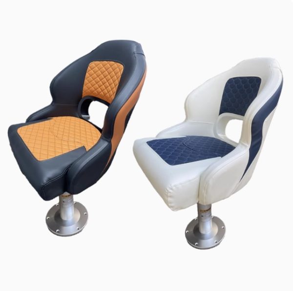 Boat Seat Boat Chair with Back Support Pads for Canoe Speedboat