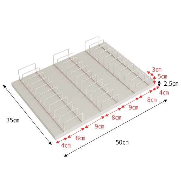 Triple Row Desktop Tile Sample Display Organizer for Shopping Malls Retail Store Exhibitions