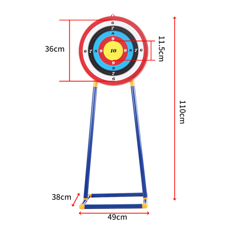 Detachable Standing Target Kit Suction Cup Archery Target Holder