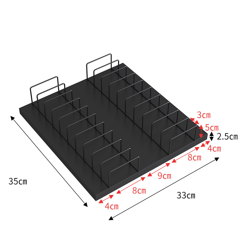 Double Row Desktop Tile Exhibit Rack for Shopping Malls Retail Store Exhibitions