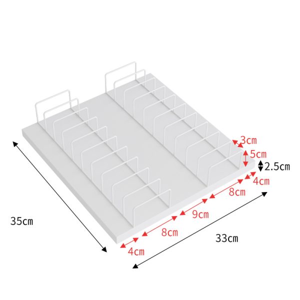 Double Row Desktop Tile Exhibit Rack for Shopping Malls Retail Store Exhibitions