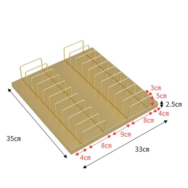 Double Row Desktop Tile Exhibit Rack for Shopping Malls Retail Store Exhibitions