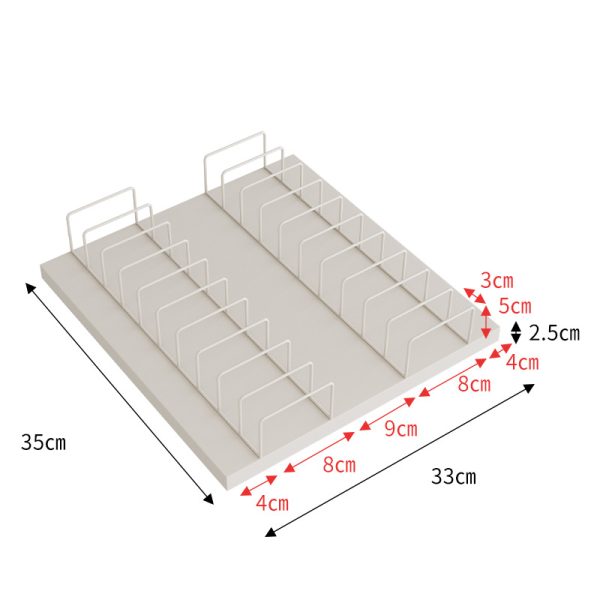 Double Row Desktop Tile Exhibit Rack for Shopping Malls Retail Store Exhibitions