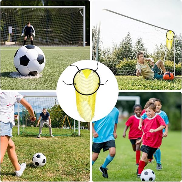 Football Goal Target Net Soccer Target Goal Corner Top Net for Improving Shooting