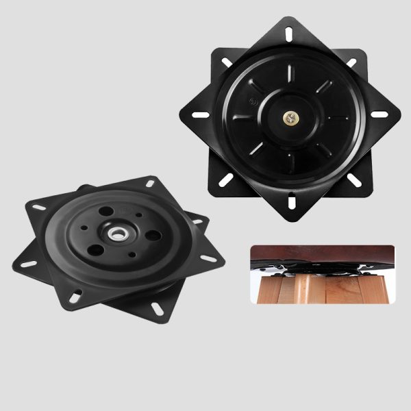 Furniture Hardware Turntable Base Resistant To Crush Strong Load-bearing for Bar Chairs TV Cabinets