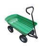 Garden Dump Cart Agricultural Dumper Lawn Utility Trolley for Yard Farm