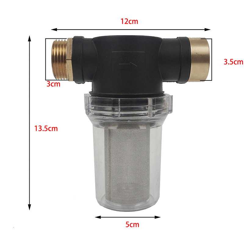 Garden Hose Inlet Filter Attachment 100 Mesh for Pressure Washers Washing Machine