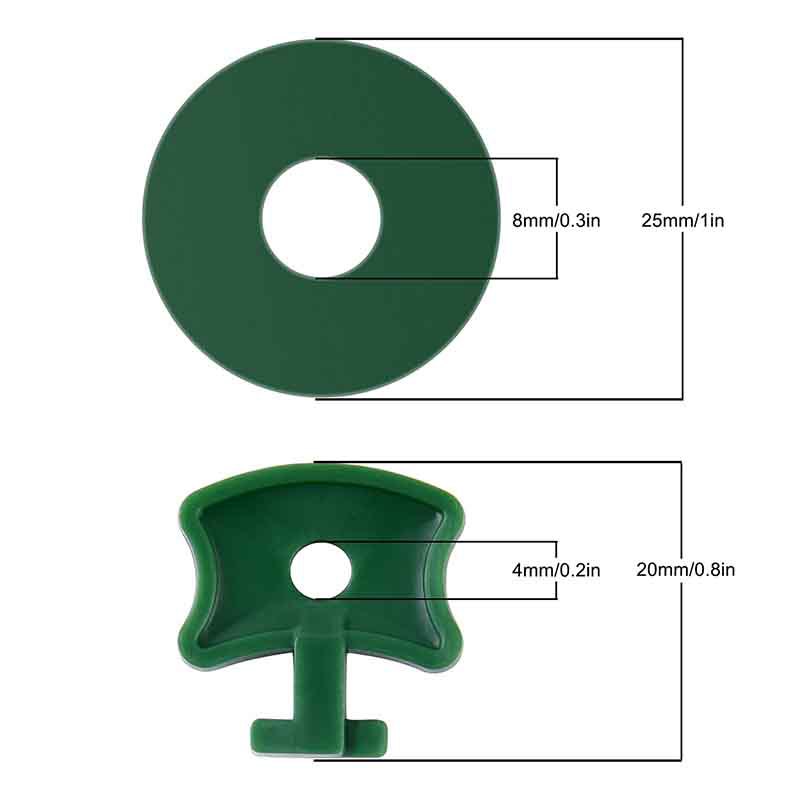 Greenhouse Twist Clips with Washers for Garden Insulation Netting Shading Cloth