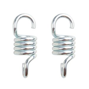 2pcs Hammock Spring Hooks Heavy Duty Extension Spring for Swing Chairs