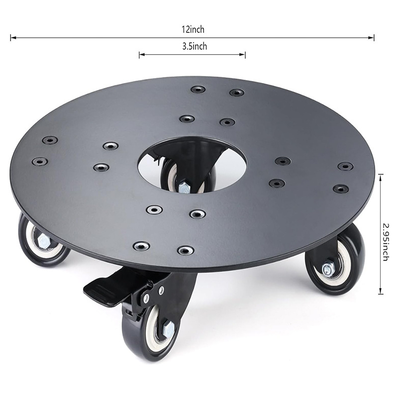 Heavy Duty Rolling Plant Stand with Lockable Wheels 12 Inch 14 Inch 16 Inch