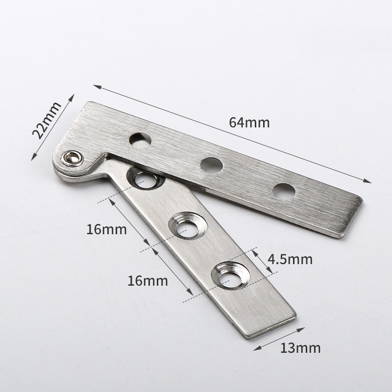 Hidden Door Pivot Hinges 360 Degree Rotation Cabinet Cupboard Concealed Hinge