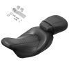 Motorcycle Driver Passenger Seat Set Two-up Seats Fit for Harley Touring CVO Street Road Glide 2009-2021