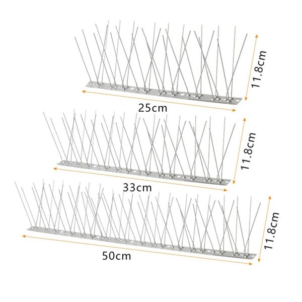 10pcs Orchard Bird Repellent Spikes Stainless Steel 25cm 33cm 50cm 100cm Pigeon Repellent Spike