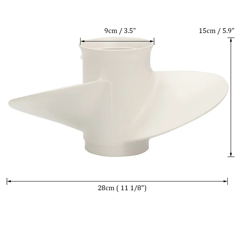 11 1/8 x 13-G Outboard Propeller 3 Blade Aluminium For YAMAHA 30-60HP