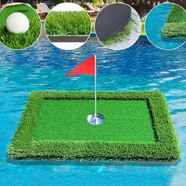 Outdoor Float Golf Putting Mat Swimming Pool Golf Practice Set