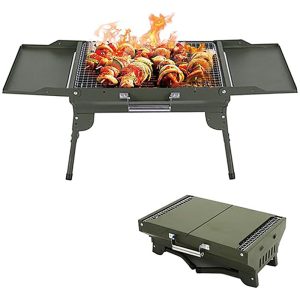 Outdoor Folding Barbecue Grill Portable Camping Smoker Grills for Travel Camping Picnic